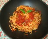 Foto del passaggio 10 della ricetta Chitarrine al sugo con polpettine di melanzane