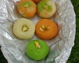 A picture of step 4 of Tri colour malai peda independence day special.