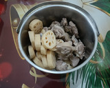 仙草排骨雞肉蓮藕湯(簡單料理)的食譜步驟4照片