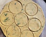 A picture of step 5 of Methi wheat papdi.
