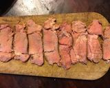 A picture of step 2 of California Farm Slow Oven Cooked Wagyu Beef Sushi.