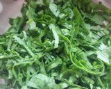 A picture of step 1 of Mayonnaise Palak Dumplings modak.