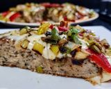 Foto del paso 9 de la receta: PIZZA🍕PECHUGA Con Pimientos 🌶️del Piquillo y Cebolla Larga Caramelizada...!😀