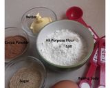 A picture of step 1 of Cornflour Chocolate Pancakes.