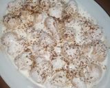 A picture of step 5 of Meethi Dahi Phulki.