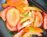 Hình bước làm 2 của món Thịt bò xào cà chua