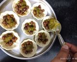 A picture of step 8 of Katori Chaat.