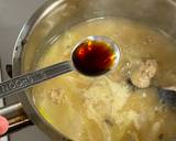 Mackerel and Rape Blossom Miso soup recipe step 3 photo