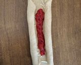 Virslis papucs / csónak (teljes kiőrlésű) recept fázis 4 fotója