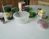 Foto del paso 1 de la receta: Tortitas de carne y avena, con guarnición de nopales sin baba
