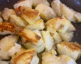 A picture of step 1 of Spicy Corned Beef Hash with Poached Egg.