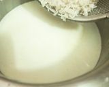 A picture of step 2 of Keshari KHEER with Date Palm Jaggery.