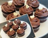 A picture of step 4 of ❤💑⚘Valentine's Day Special Vegan Quick & Easy Chocolate Cupcake.