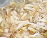 A picture of step 1 of Banana Flower Masala Curry.