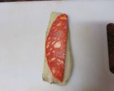 Foto del paso 2 de la receta: Pencas rellenas de chorizo y queso curado