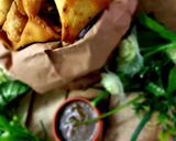 A picture of step 4 of Chicken samosa.