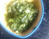 A picture of step 1 of Methi flower mathri.