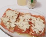 Foto del paso 1 de la receta Lomos de salmón con costra de cebolla