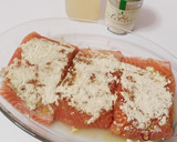 Foto del paso 1 de la receta: Lomos de salmón con costra de cebolla