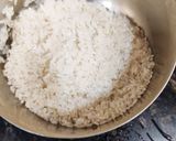 A picture of step 2 of Chocolate Payesh kheer.