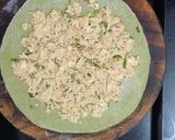 A picture of step 5 of Palak Paneer Paratha (Cottage cheese stuffed Spinach Flatbread).