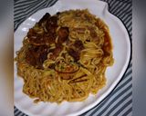 A picture of step 3 of Noodles jollop with daddawa 2.
