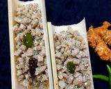 A picture of step 6 of Banana stem fry.