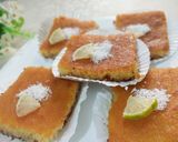 صورة لخطوة 4 من وصفة بسبوسة جوز الهند 🥥 🍘🍋