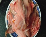 Hình bước làm 2 của món Chả cá thát lát giã tay. Chiên nồi chiên không dầu