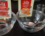 A picture of step 1 of Three Color Date Jiggly Jelly.