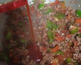 A picture of step 8 of Qeema macroni.