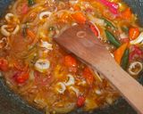 Foto langkah ke 6 dari resep Cumi Saus Padang.
