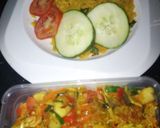 A picture of step 2 of Couscous with vegetable sauce.