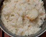 Gombapörkölt rizzsel recept fázis 4 fotója