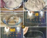 A picture of step 2 of Zero Oil Airfried Dahivada.