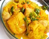 Foto langkah ke 4 dari resep Tahu Pong Kuah Bumbu Kuning.
