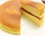 Hình bước làm 8 của món Bánh bông lan phô mai Nhật Bản -Japan cotton cheesecake