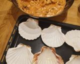 Une image de l'étape 4 de Coquilles de la mer gratinées.