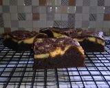 Foto langkah ke 9 dari resep Bronis cheesecake(keju slice).