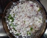 A picture of step 2 of Rice pakora.