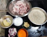 চিকেন বিরিয়ানি (chicken Biryani recipe in Bengali) রেসিপি ধাপ - 1 ছবি