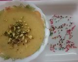 A picture of step 10 of #Ramadan.... Mango Firni.