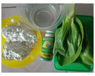 Cendol Mie Pakcoy - Step 1