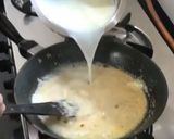 A picture of step 4 of Banana Sheera.