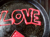 Pancakes San Valentín con masa de mermelada