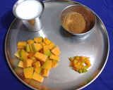 *முலாம் பழ மில்க் ஷேக்* ரெசிபி ஸ்டேப் 1 புகைப்படம்