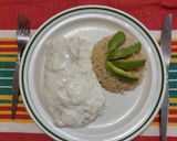 Foto del paso 4 de la receta: Filete de pescado con salsa de yogurt y eneldo