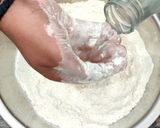 A picture of step 3 of Laccha Paratha 📌.