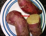A picture of step 1 of Corn and Sweet Potato Salad.