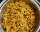 A picture of step 5 of Dry moong dal.